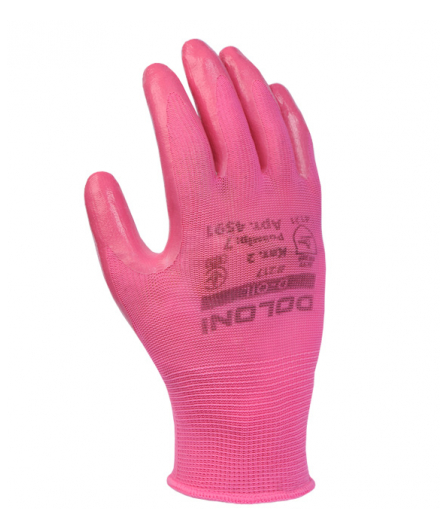 Рукавички D-OIL трикотажні з нітриловим покриттям 4592 Долоні розмір 8